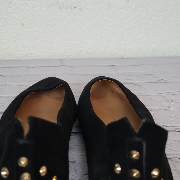 Halogen suede flats with heel studs, 8 - Picture 12 of 14